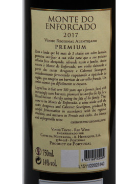 Monte do Enforcado V. Regional Alentejo Tinto 2017