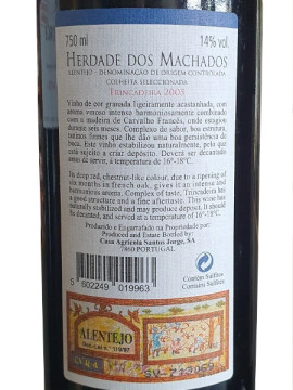 S.jorge Trincadeira Doc Tinto 14º 2005