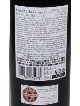 Quinta das Carvalhas Vinhas Velhas 0.75 Tinto 2017/19