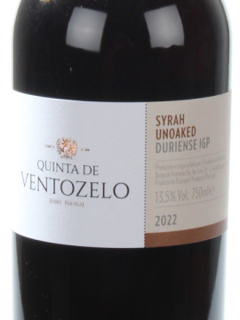 Quinta Ventozelo Syrah Unoaked 0.75 Tinto 2022