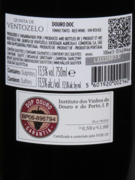 Quinta Ventozelo Touriga Franca 0.75 Tinto 2021