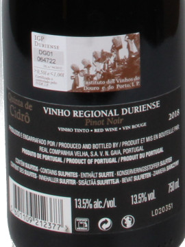 Quinta de Cidrô Pinot Noir 0.75 2018/19