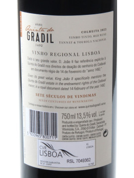 Quinta do Gradil 0.75 Tinto 2021