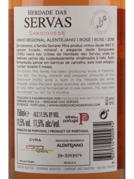 Herdade das Servas Sangiovese 0.75 Rosé 2021