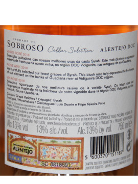 Herdade do Sobroso Cellar Selection Rose