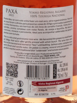 Paxá Premium 0.75 Rosé 2023