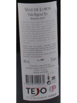 Quinta da Ribeirinha Vale de Lobos Reserva Tinto 2018