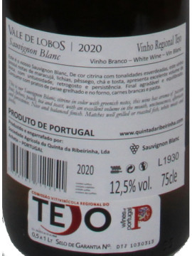 Quinta da Ribeirinha Vale de Lobos Sauvignon Blanc 2020