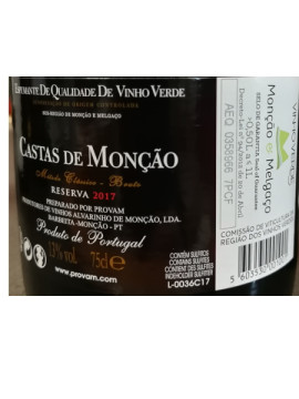 Castas de Monçao Espumante Alvarinho 2017