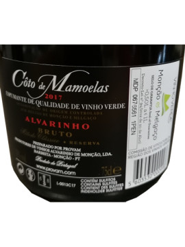 Coto de Mamoelas Espumante Alvarinho .75 2017