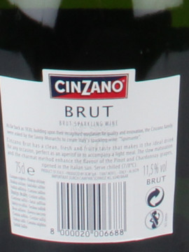 Espumante Cinzano Brut 0.75