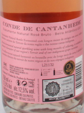 Coop. Cantanhede Espumante Selecçao do Enologo Rose Brut