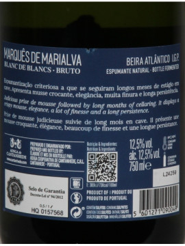 Coop. Cantanhede Espumante Marques de Marialva Blanc de Blanc Bruto