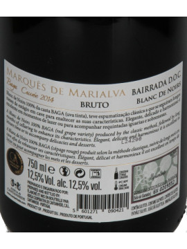 Coop. Cantanhede Espumante Marques de Marialva Baga Cuvee Blanc de Noirs Bruto