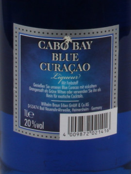 Cabo Bay Blue Curacao 1Lºx20º