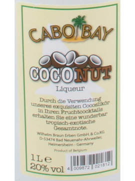 Cabo Bay Coconut Liqueur 1Lºx20º