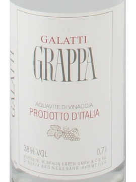 Bagaceira Galatti Grappa 0.70X38º