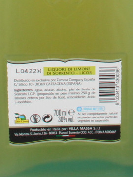 Limoncello Villa Massa 0.70