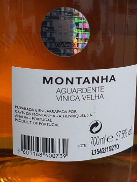 Aguardente Montanha Vsop Velha