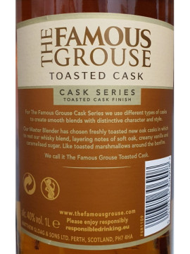 Famous Grouse Toasted Cask 1L 40º