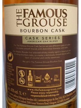 Famous Grouse Bourbon Cask 1L 40º