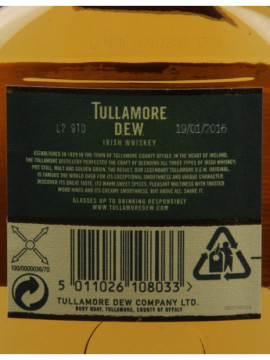 Tullamore Dew 0,70X40º