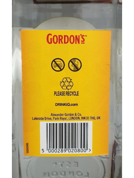 Gin Gordon S 1.Lº 47.3 %