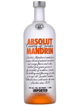 Vodka Absolut Mandrin 1 Lºx40º