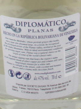 Rum Diplomatico Planas 0,70 X 47º